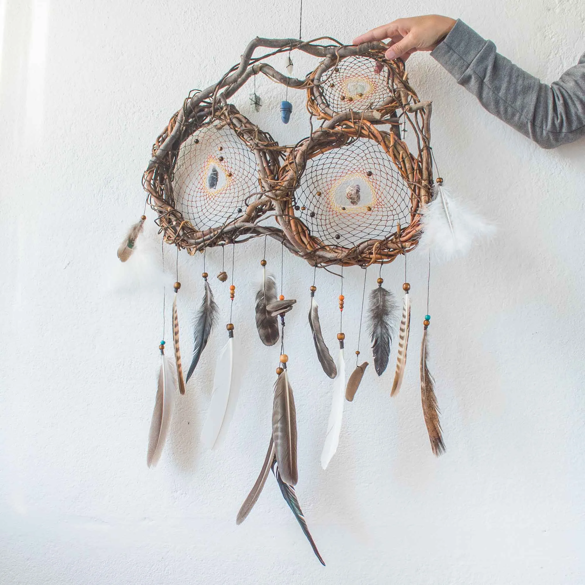 Unique dream catcher, Native american shield for nightmares