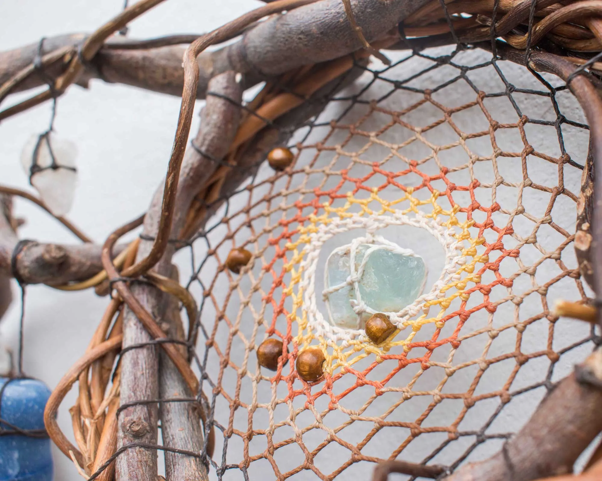 Unique dream catcher, Native american shield for nightmares