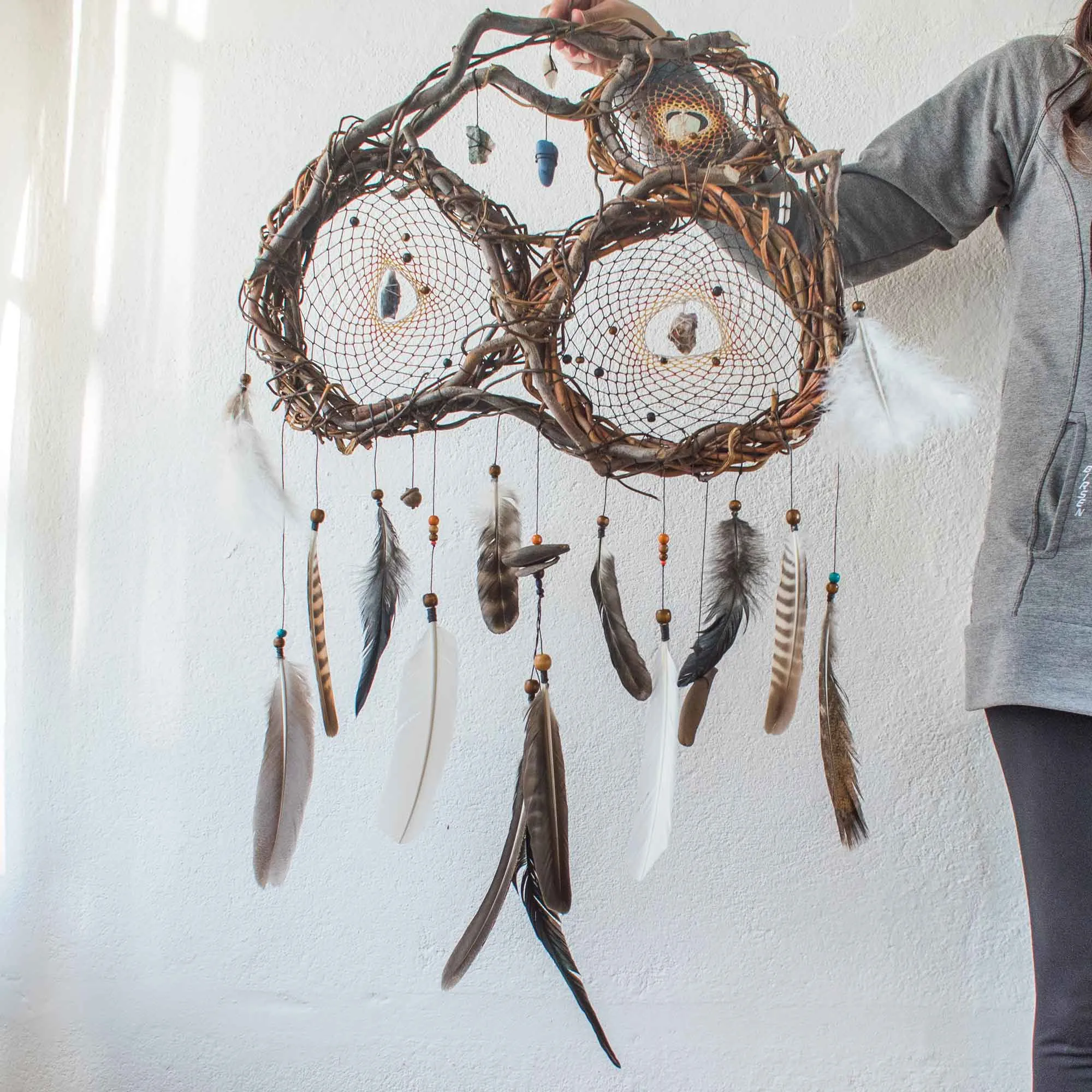 Unique dream catcher, Native american shield for nightmares