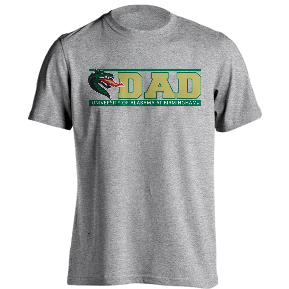 University of Alabama at Birmingham Blazers Dad Logo Short Sleeve T-Shirt