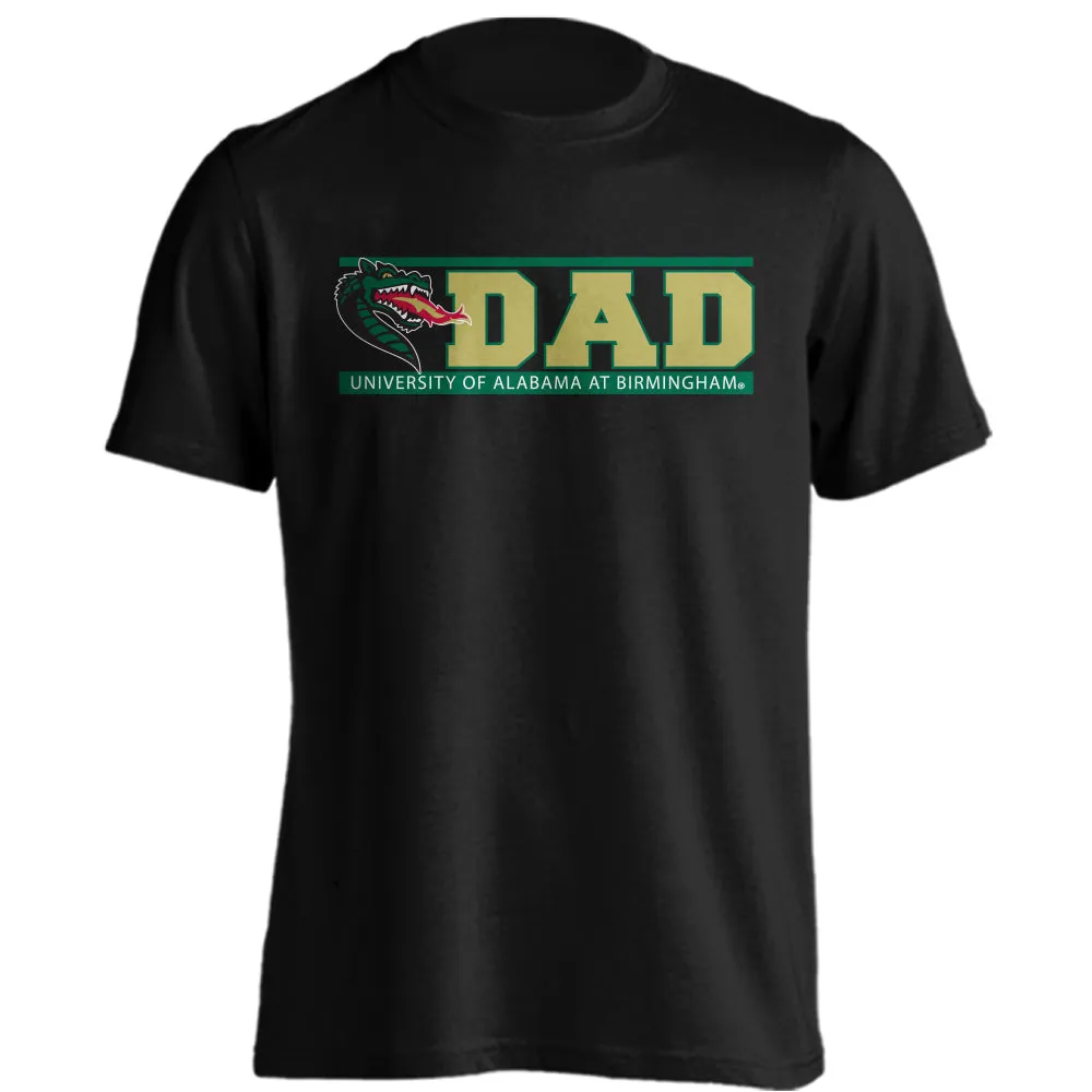 University of Alabama at Birmingham Blazers Dad Logo Short Sleeve T-Shirt