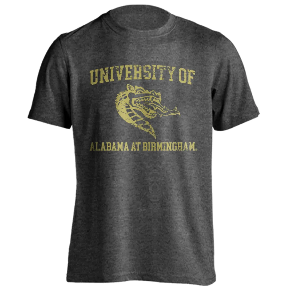 University of Alabama at Birmingham Blazers Retro Distressed Short Sleeve Tee