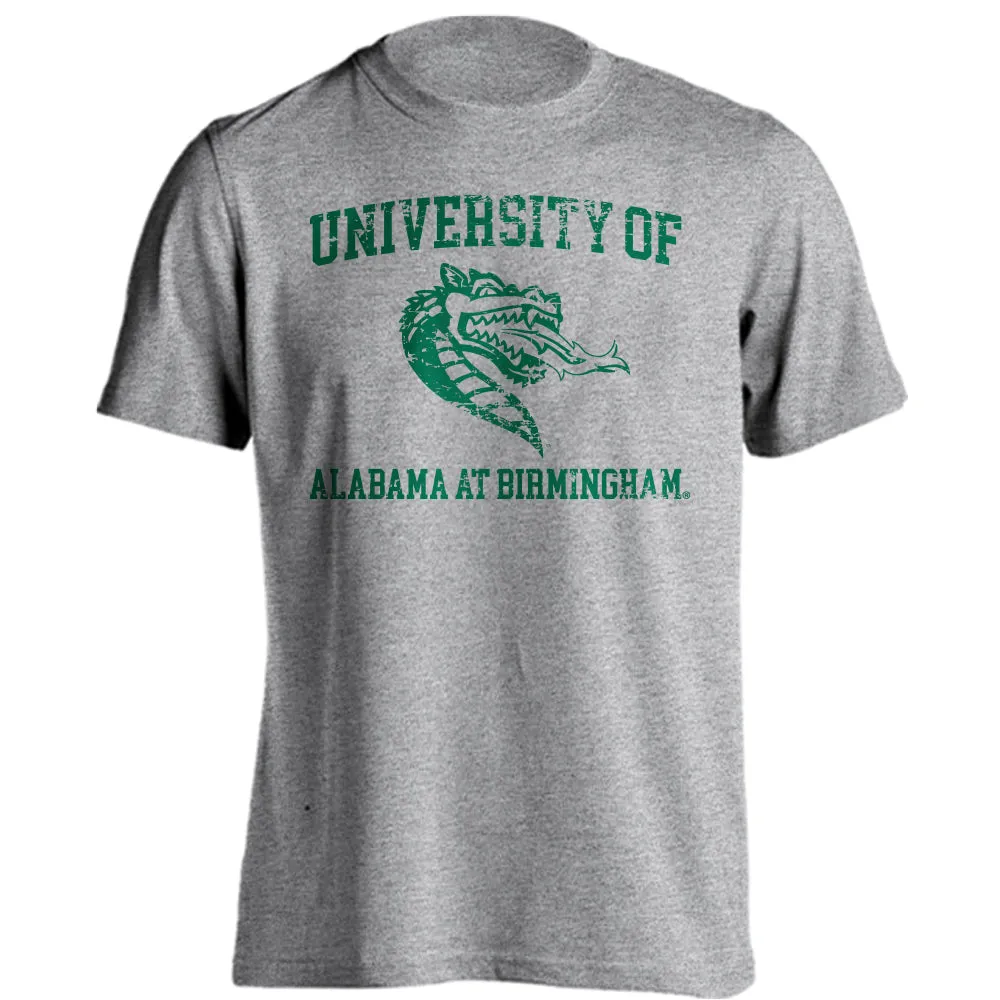 University of Alabama at Birmingham Blazers Retro Distressed Short Sleeve Tee