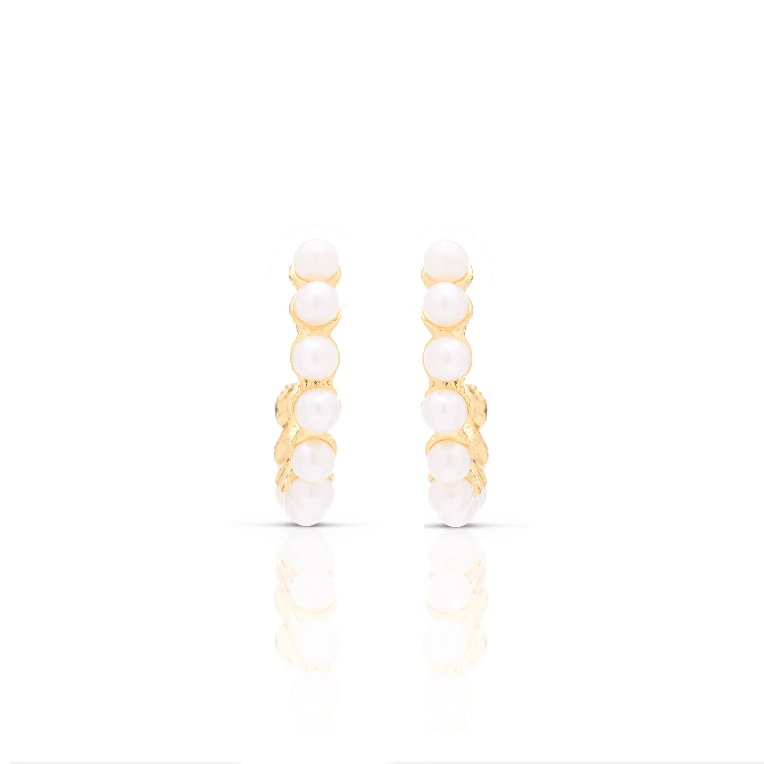 Venus Pearl Hoops